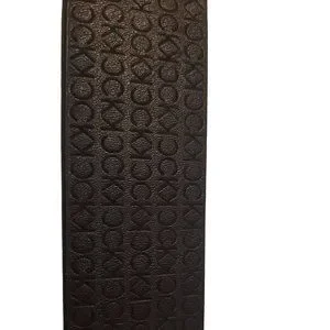 Small Calvin Klein Chocolate Brown Leather Belt Gold Buckle NEW Women main image 2